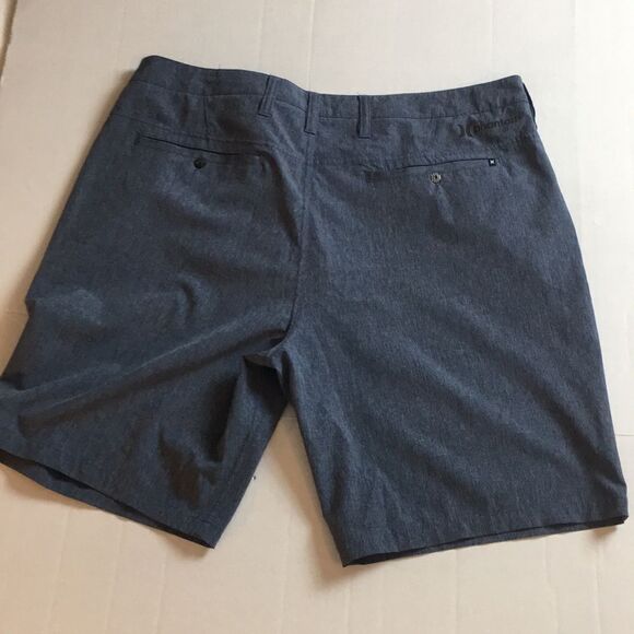 Hurley Phantom Heathered Blue Lightweight Performance Polyester Shorts Sz 38 - Picture 2 of 14